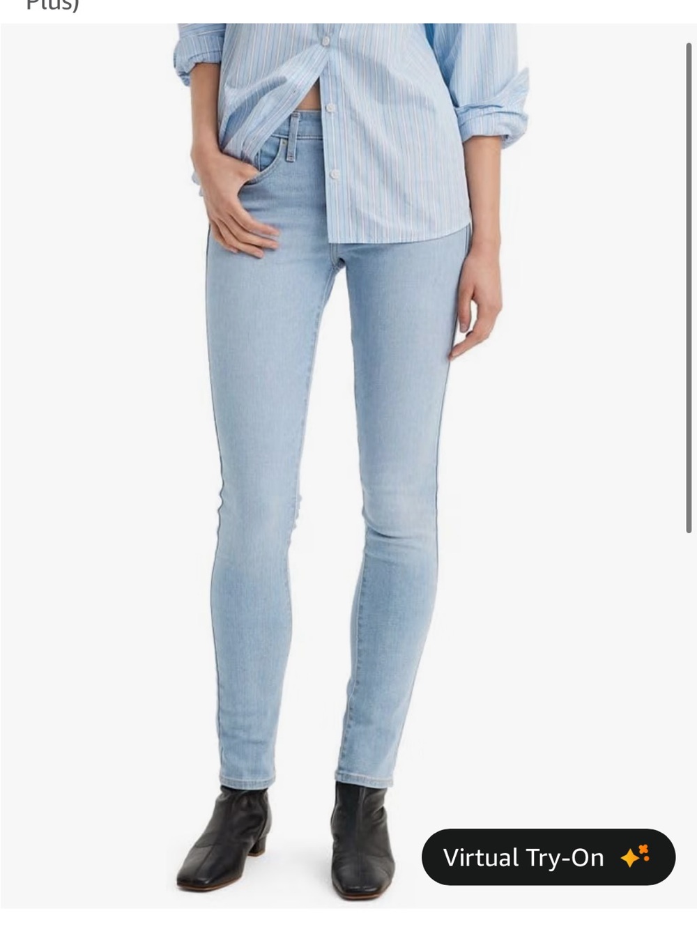 Levi's Light Blue Skinny Jeans